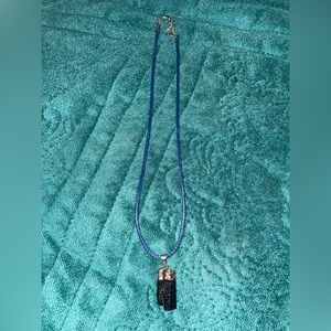 New Black Kyanite Necklace